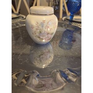 Vintage Stuart England Fine Bone China Porcelain Lidded Ginger Jar